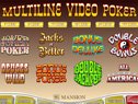 MANSION Casino Multiline Video Poker
